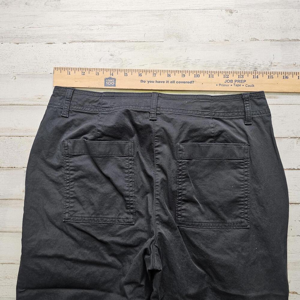 J Jill Ankle Roll Up Black Comfortable Pants Golf Casual Comfort Size 4 29x28 - Picture 6 of 9
